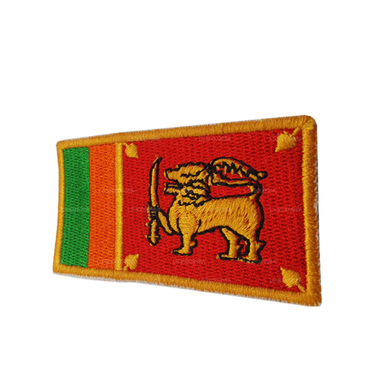 Sri Lankan National Flag Fabric Badge (Design A)