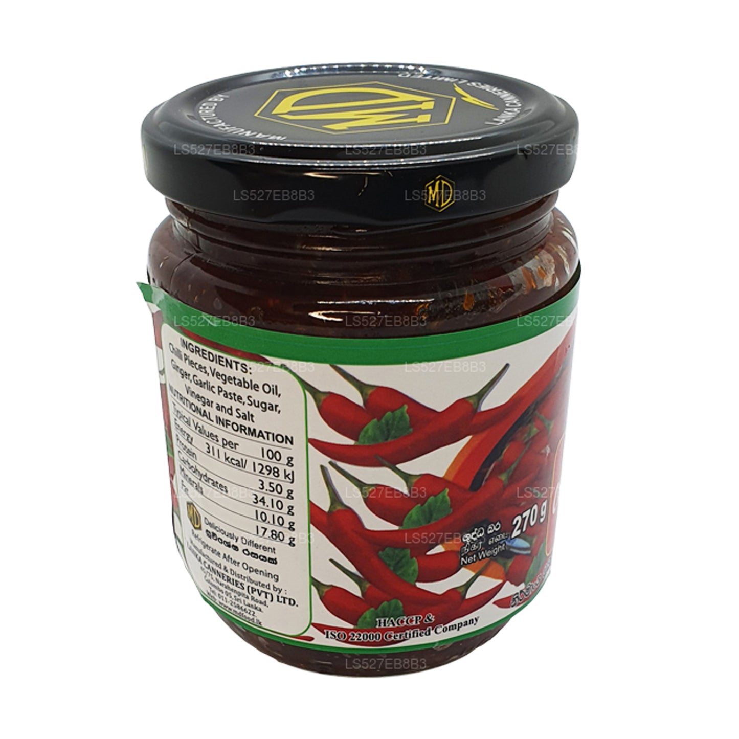 MD Vegetarian Chinese Chili Paste (270g)