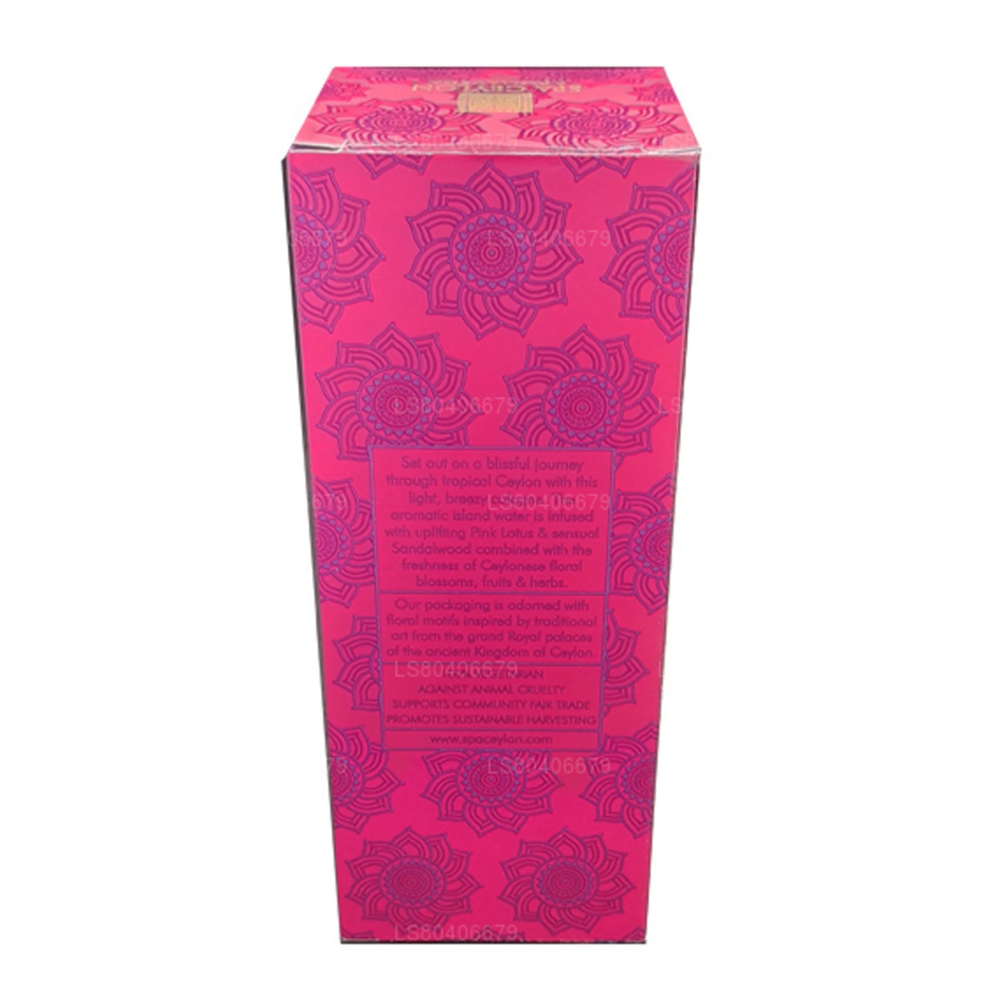 Spa CeylonÂ Pink Lotus Sandalwood Eau de Ceylon (100ml)