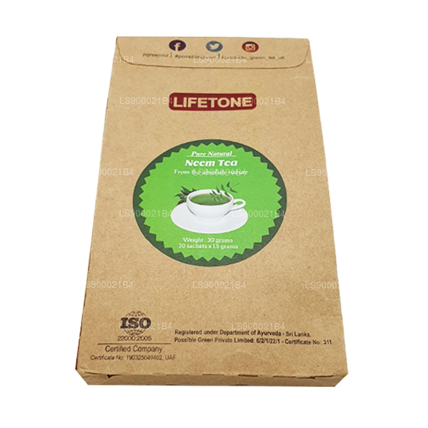 Lifetone Neem Leaf Tea (30g)