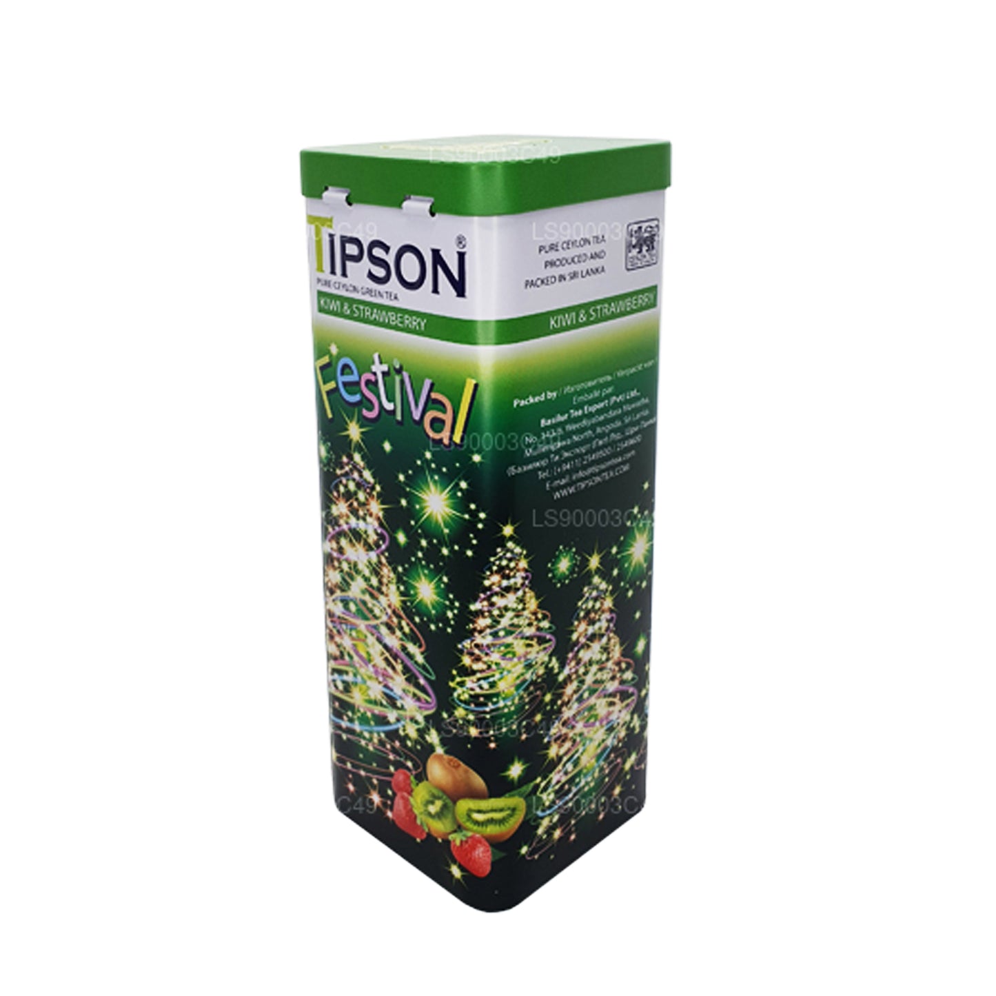 Tipson Festival Kiwi and Strawberry Green Tea (75g)