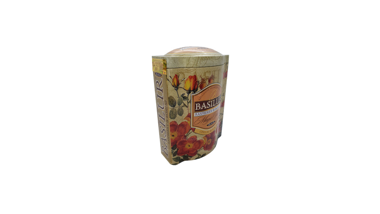 Basilur Magic Fruits Raspberry and Rosehip (100g) Tin Caddy