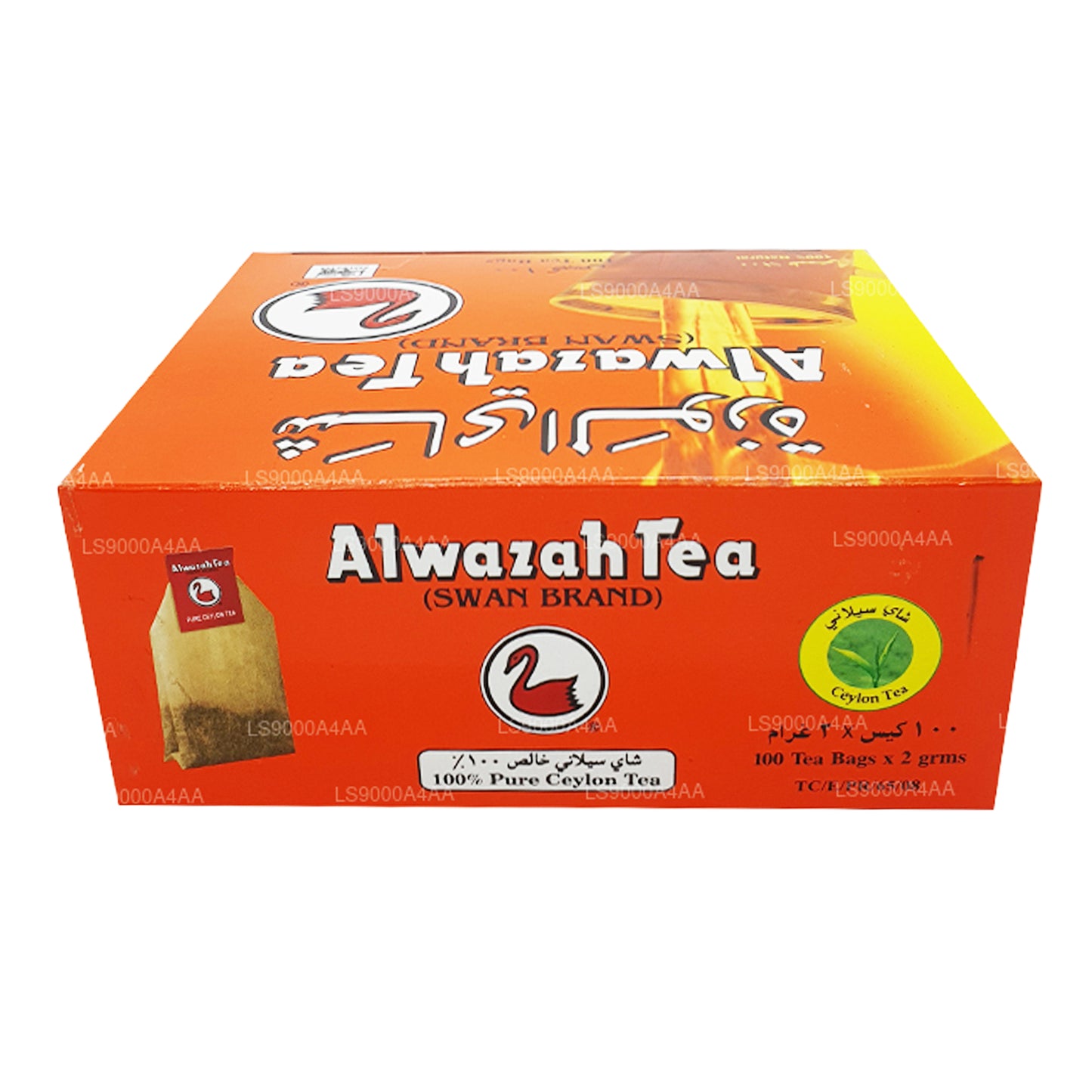 Alwazah Pure Ceylon Black Tea 100 Tea Bags (200g)