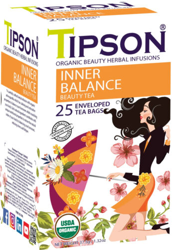 Tipson Organic Inner Balance Tea (37.5g)