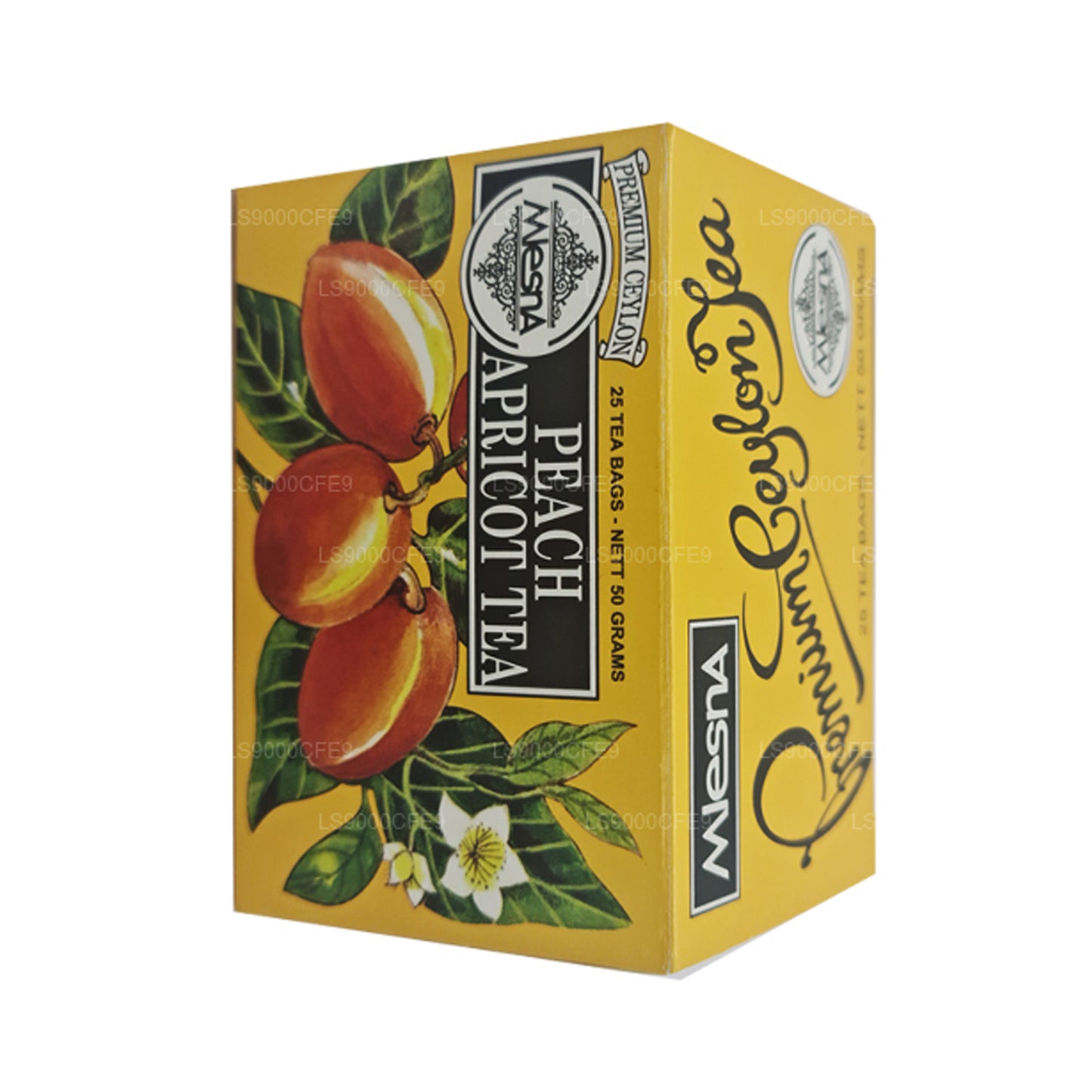 Mlesna Peach Apricot Tea 25 Tea Bags (50g)