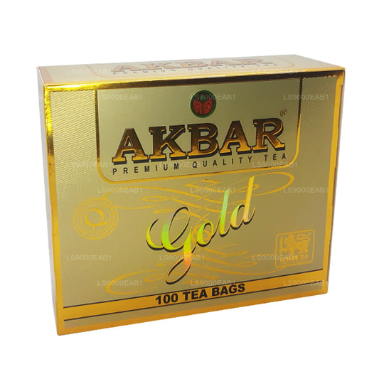 Akbar Gold Premium 100% Pure Ceylon Tea (200g) 100 Tea Bags