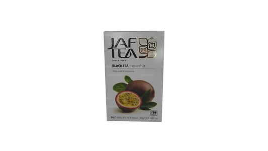 Jaf Tea Pure Fruits Collection Black Tea Passionfruit Foil Envelop Tea Bags (30g)