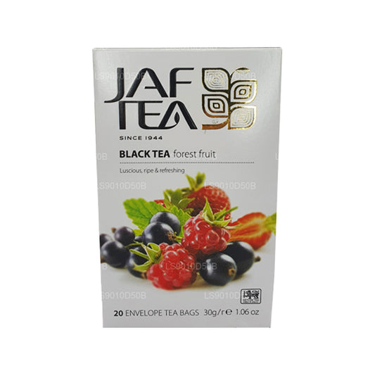 Jaf Tea Pure Fruits Collection Black Tea Forest Fruit Foil Envelop Tea Bags (30g)