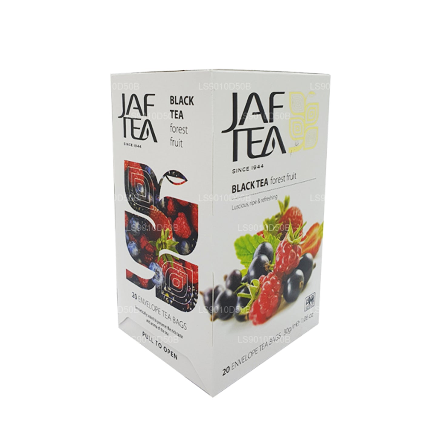 Jaf Tea Pure Fruits Collection Black Tea Forest Fruit Foil Envelop Tea Bags (30g)