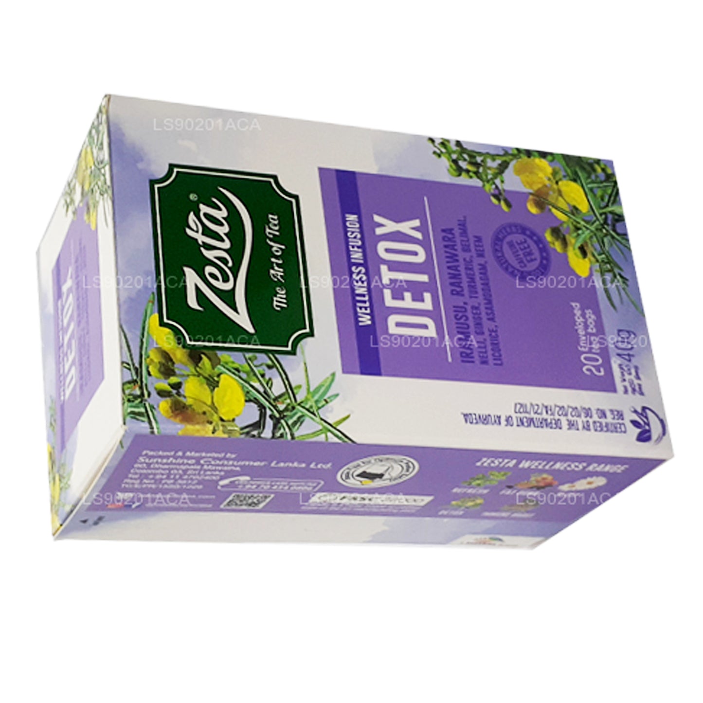 Zesta Detox Iramusu, Ranawara (40g) 20 Tea Bags