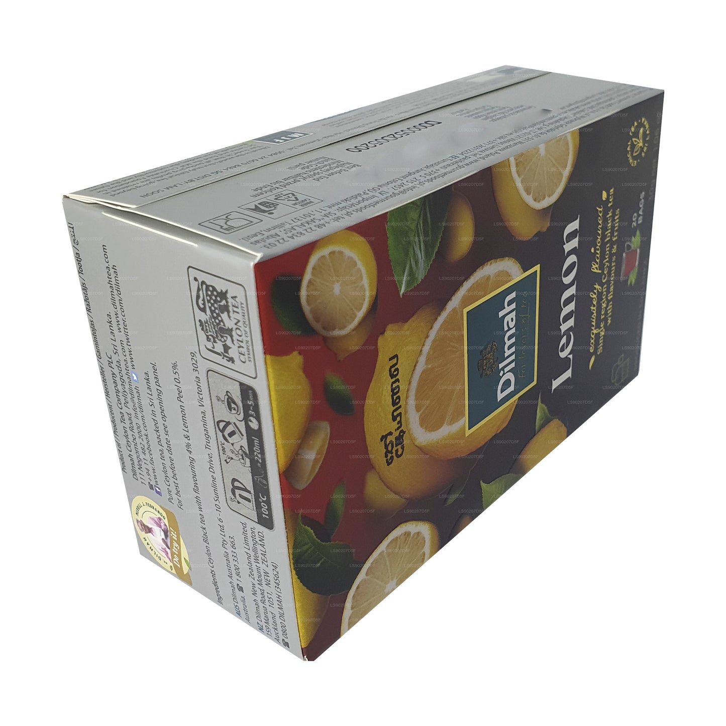 Dilmah Lemon Flavored Tea (30g) 20 Tea Bags