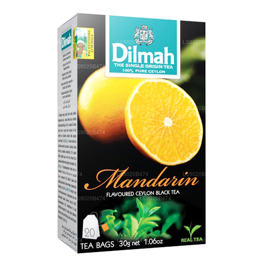 Dilmah Mandarin Flavored Tea (30g) 20 Tea Bags