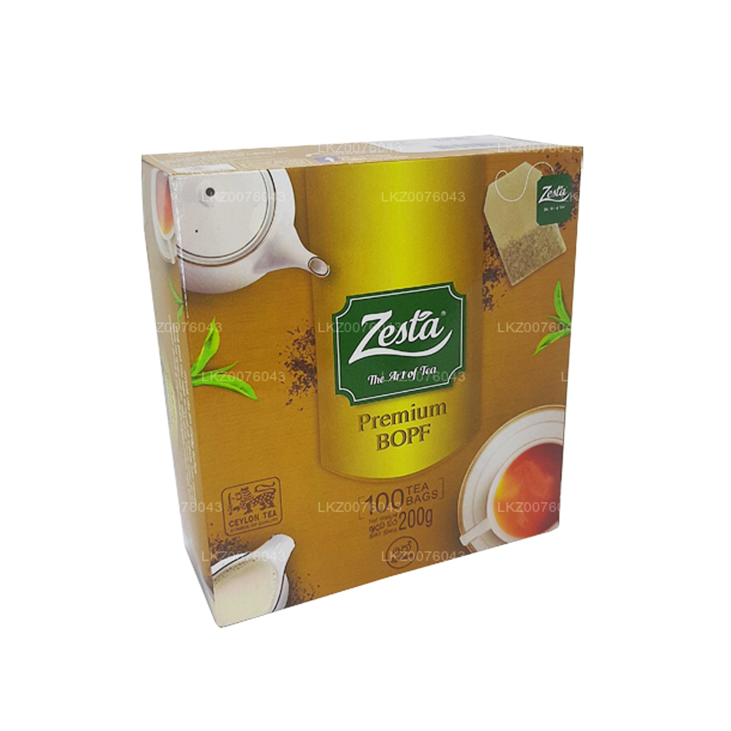 Zesta Premium BOPF (200g) 100 Tea Bags