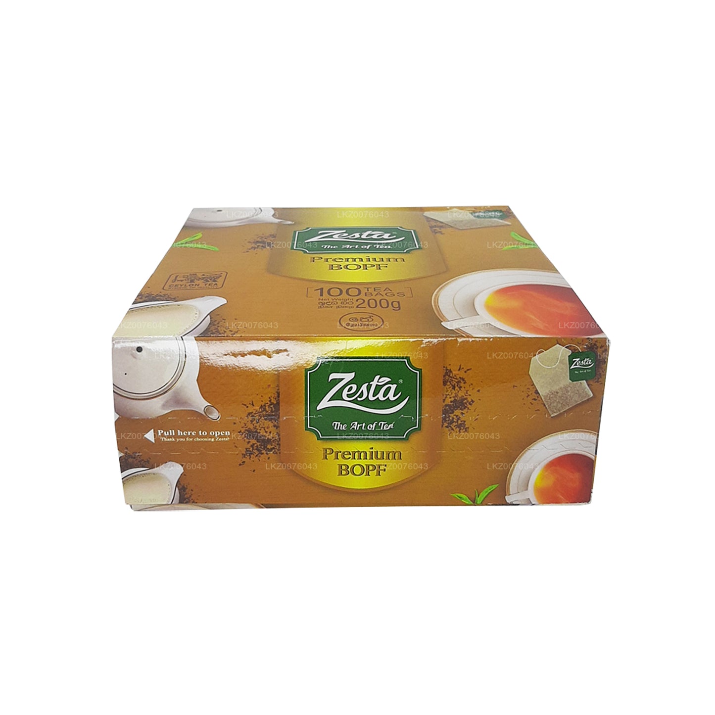 Zesta Premium BOPF (200g) 100 Tea Bags