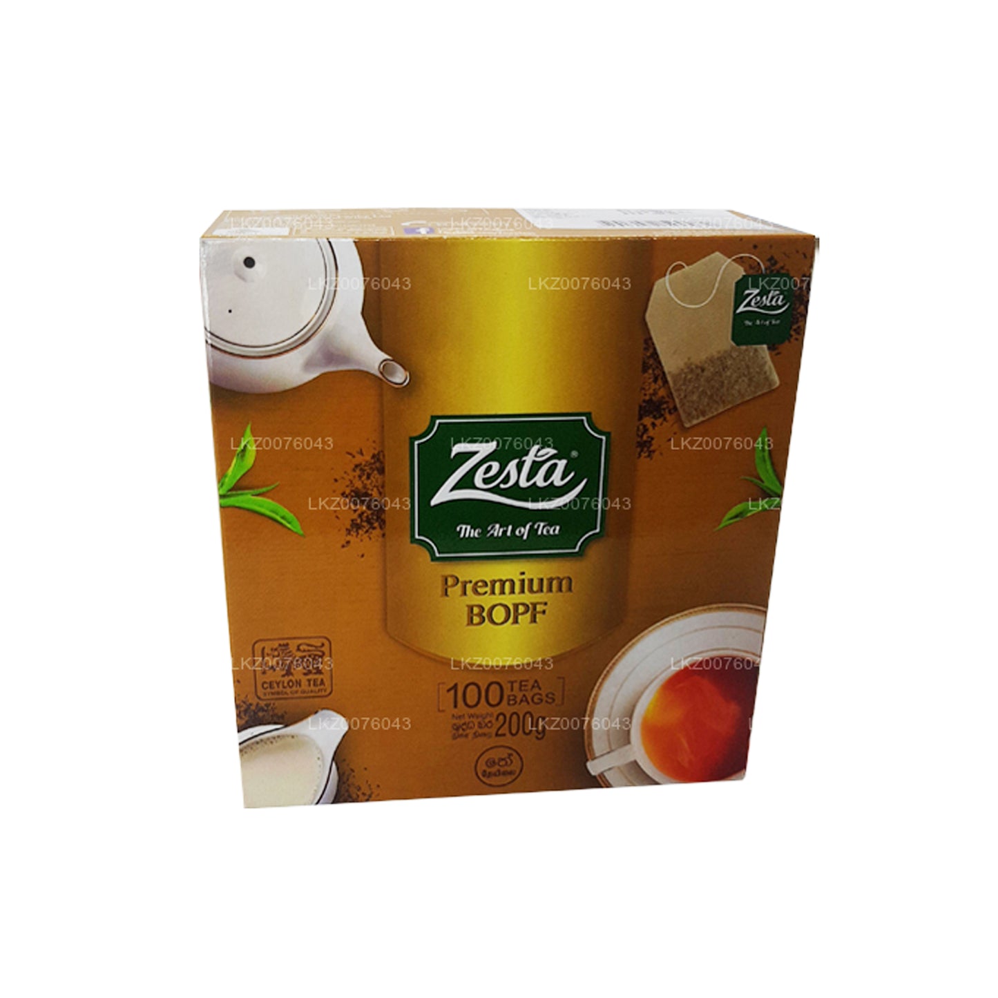 Zesta Premium BOPF (200g) 100 Tea Bags