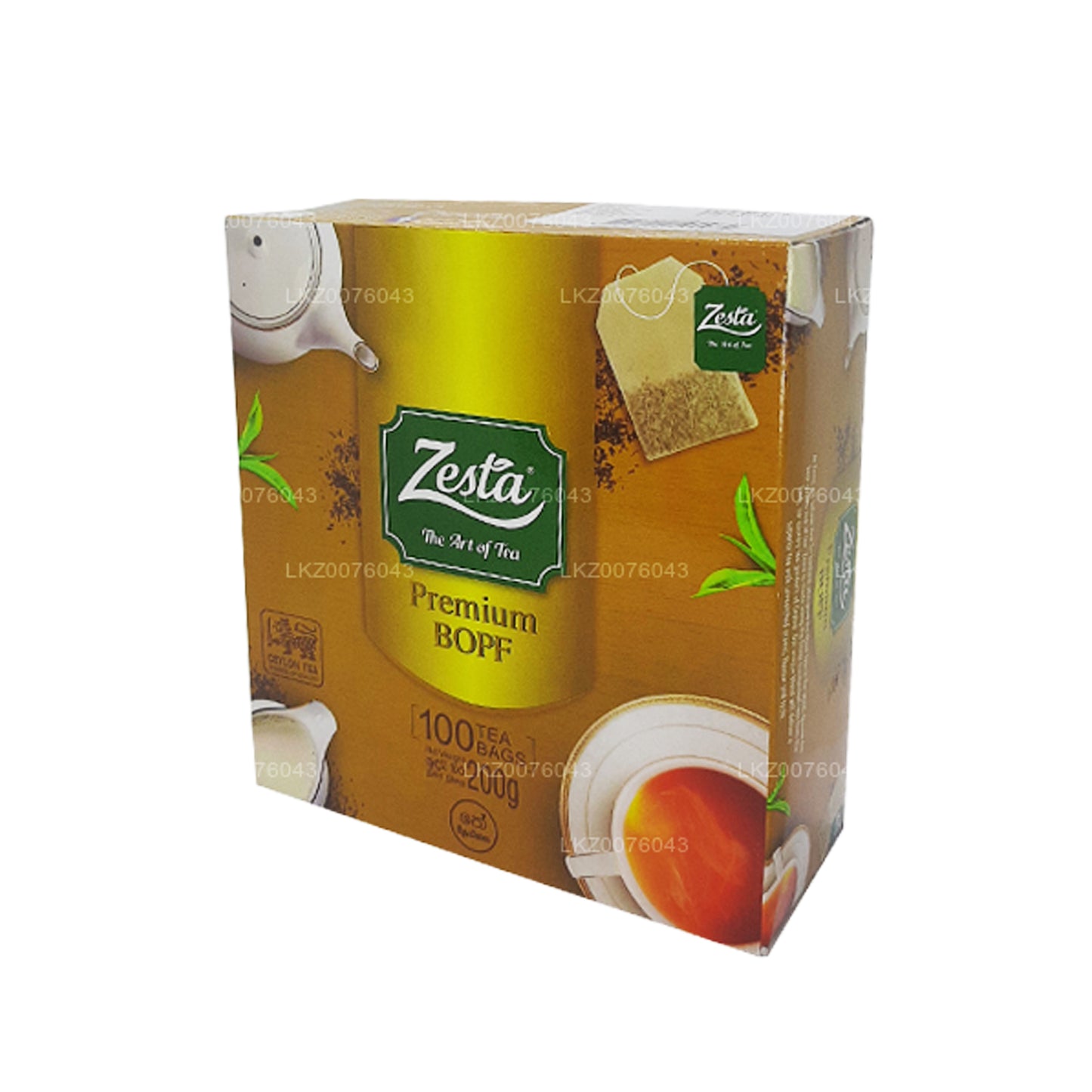 Zesta Premium BOPF (200g) 100 Tea Bags