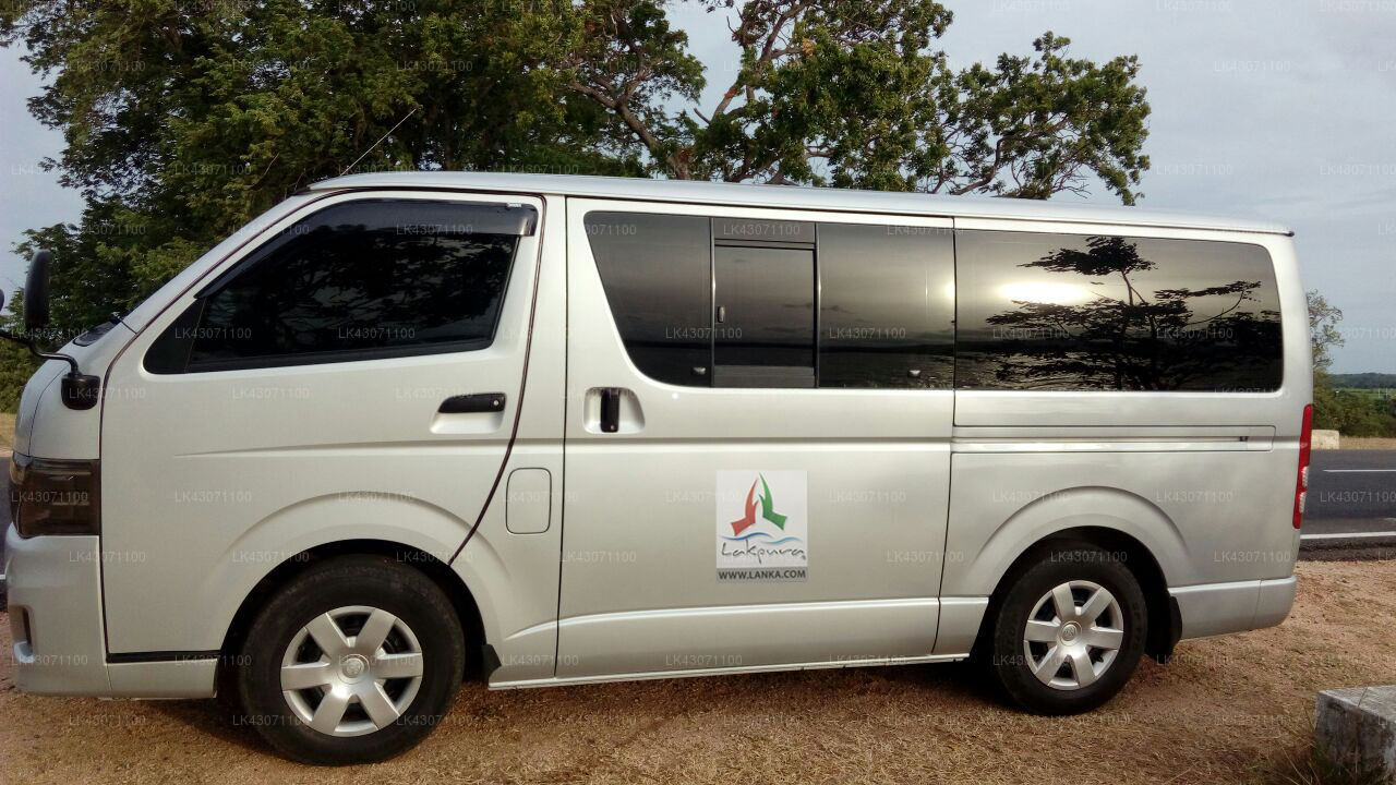 Transfer between Colombo Airport (CMB) and Governors Camp Bungalow, Wilpattu