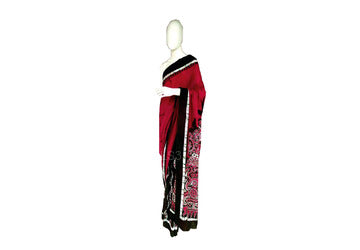 Voile Saree/ Normal voile Mix color