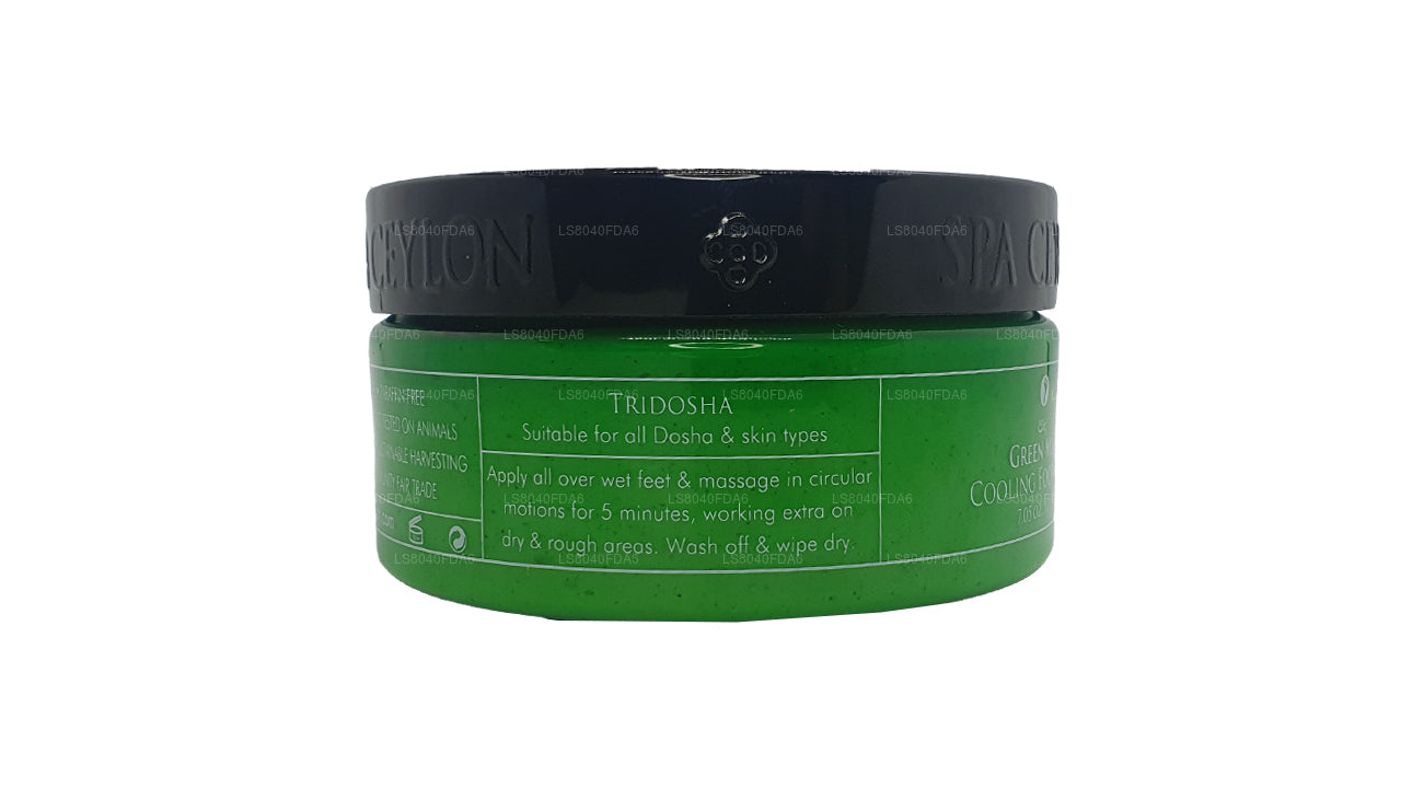 Spa Ceylon Green Mint Cooling Foot Scrub (200g)