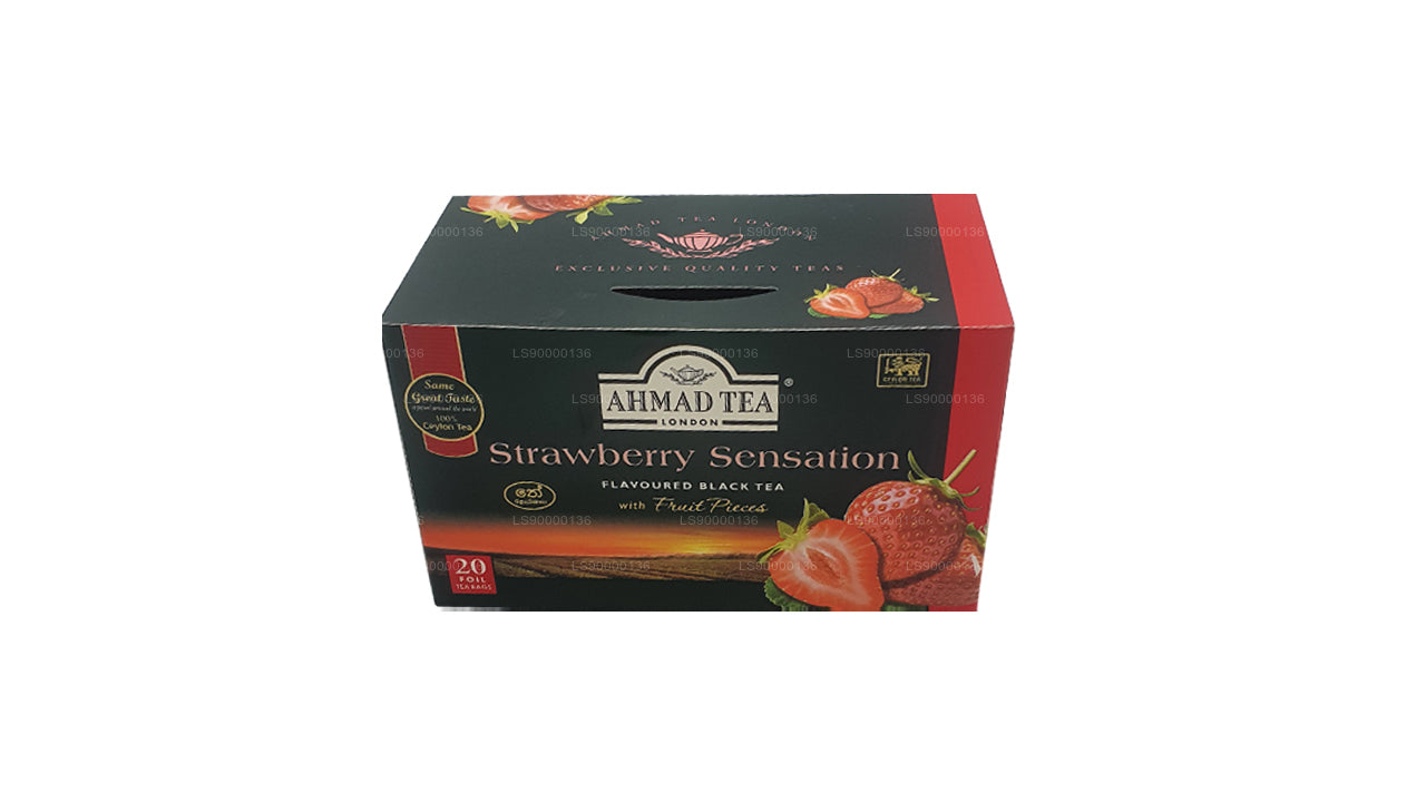 Ahmad Tea Strawberry 20 Foil Tea Bags (40g)