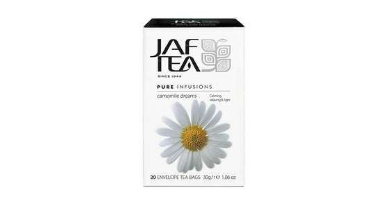 Jaf Tea Pure Infusions Collection Camomile Dream Foil Envelop Tea Bags (30g)