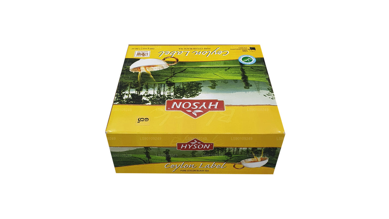 Hyson Ceylon Label BOPF (200g) 100 Tea Bags