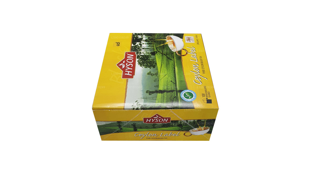 Hyson Ceylon Label BOPF (200g) 100 Tea Bags