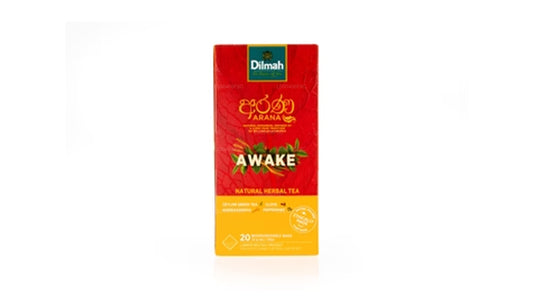 Dilmah Arana Awake Natural Herbal Green Tea (20 Tagless Tea Bags)