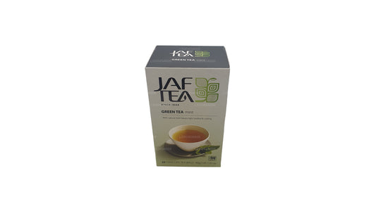 Jaf Tea Pure Green Collection Green Tea Mint Foil Envelop Tea Bags (40g)